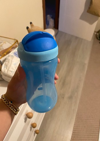 Mavi Pastel Bebek Biberonu - Görsel 3