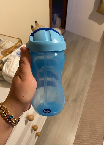 Mavi Pastel Bebek Biberonu - Görsel 4