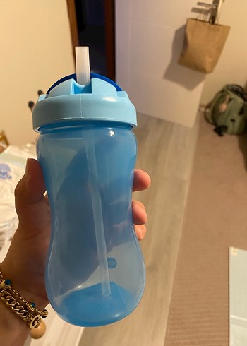 Mavi Pastel Bebek Biberonu - Görsel 2