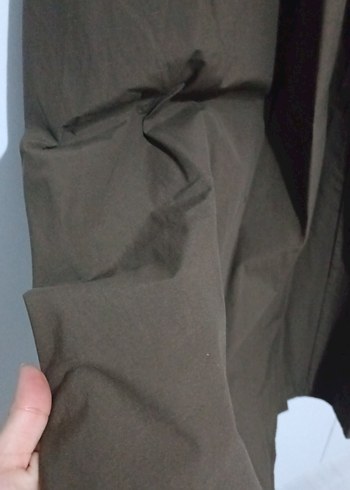 Kadın Kahverengi Pilili Midi Keten Etek - Görsel 6