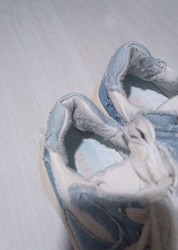 Mavi Denim Bağcıklı Platform Kadın Spor Ayakkabı - Görsel 5