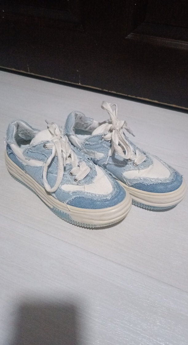 Mavi Denim Bağcıklı Platform Kadın Spor Ayakkabı - Görsel 2