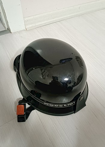 Parlak Siyah Cam Motosiklet Kaskı - Görsel 4