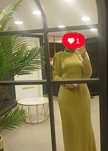 40 Beden yeşil Renk Abiye elbise