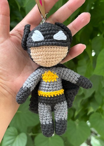 El Yapımı Örgü Batman Anahtarlık / Oyuncak