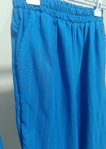 38 Beden mavi Renk Mavi Kimono Pantolon Takımı