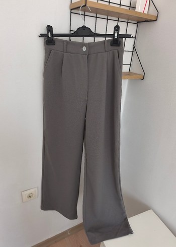 Gri Kumaş Pantolon - Görsel 2