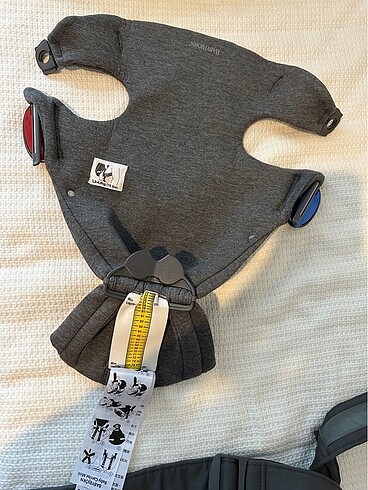 Beden gri Renk Babybjörn kanguru mini jersey- dark grey 3D
