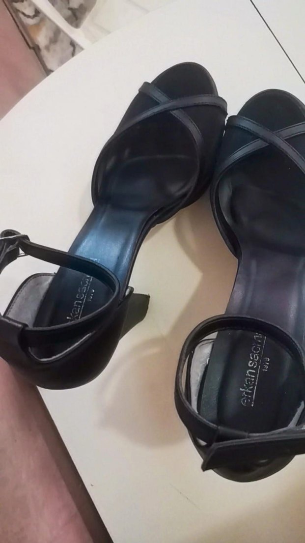 Diger Siyah Platform Topuklu Kadın Ayakkabı - Görsel 3