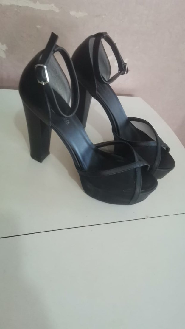 Diger Siyah Platform Topuklu Kadın Ayakkabı - Görsel 4