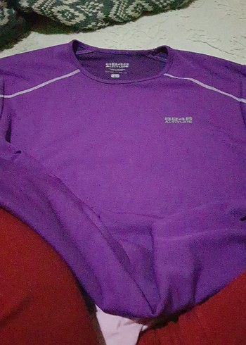 Mor Erkek kisa Kollu Sade Forma - Görsel 3