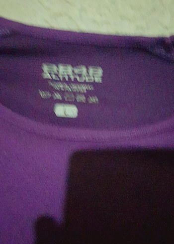 Mor Erkek kisa Kollu Sade Forma - Görsel 2