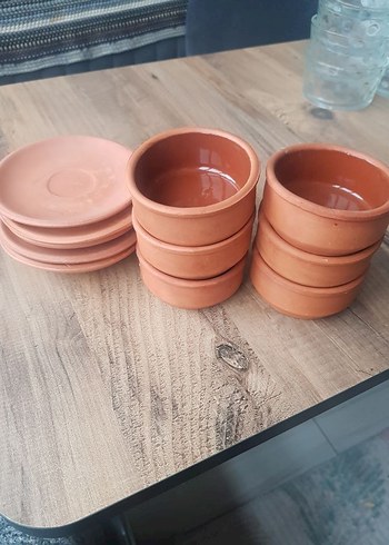 Bej Toprak Kase Seti 6 tane - Görsel 2