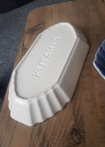 Mavi Gri Desenli 3'lü Servis Tepsisi - Görsel 2