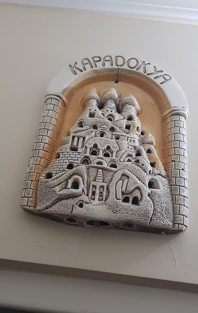 Kapadokya Temalı Gri-Beyaz Figürin - Görsel 2