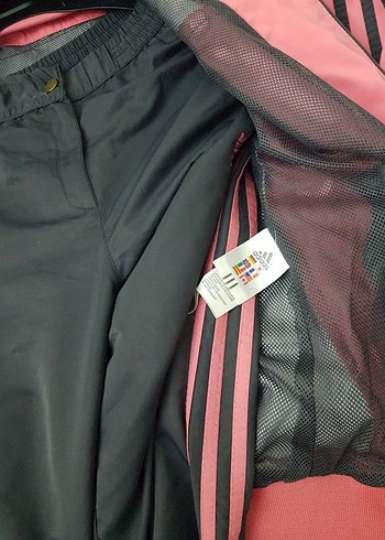 Pembe Fermuarlı Kadın Eşofman Takımı adidas - Görsel 6