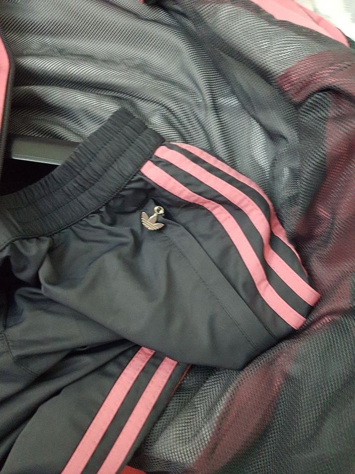 Pembe Fermuarlı Kadın Eşofman Takımı adidas - Görsel 3