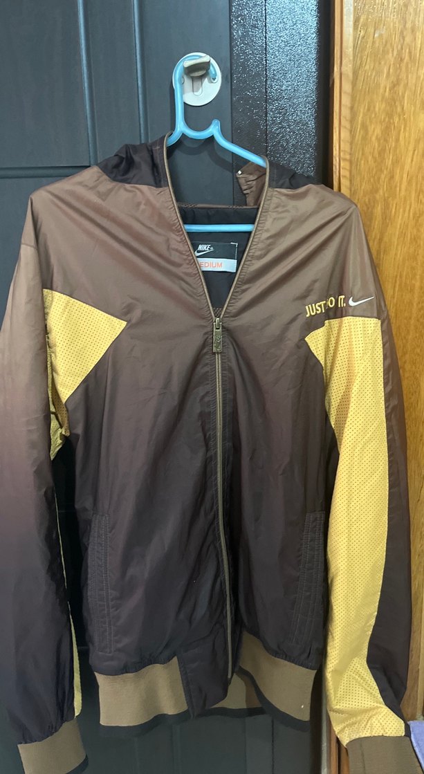 Siyah-Kahverengi Fermuarlı Erkek Yağmurluk - Görsel 2