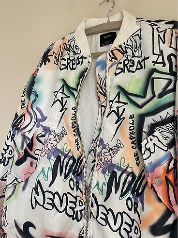 s Beden çeşitli Renk Bershka Oversize Mont