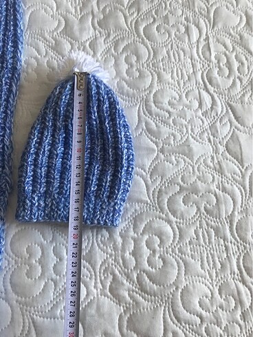 3-5 Yaş, 21 cm Beden Çocuk atkı ve bere