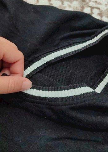 l Beden siyah Renk Siyah Kadın Spor Takım Oversize Kesim