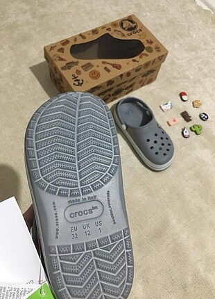 32 Beden gri Renk Crocs Terlik