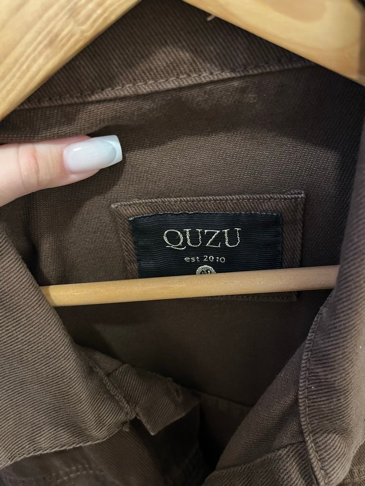 Quzu Kahverengi Kot Ceket - Görsel 4