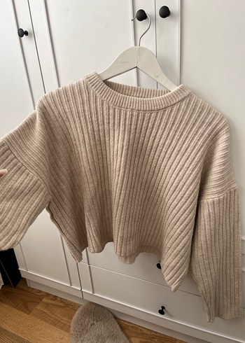 Bej Örgü Salaş Kazak - Görsel 4