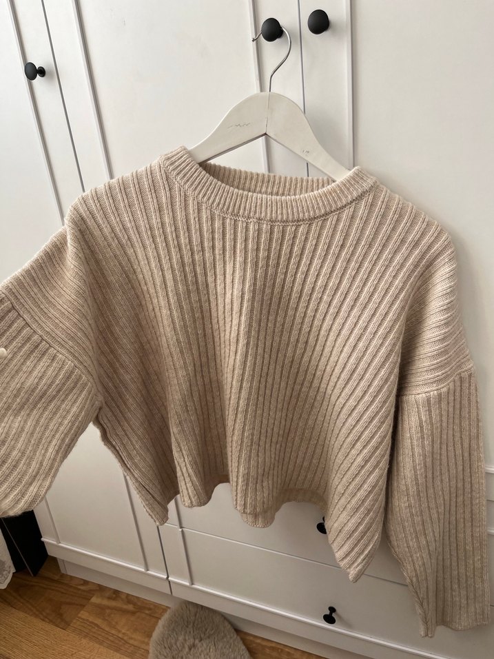 Bej Örgü Salaş Kazak - Görsel 3