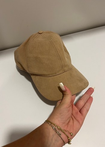 Camel Süet Hm Şapka - Görsel 5