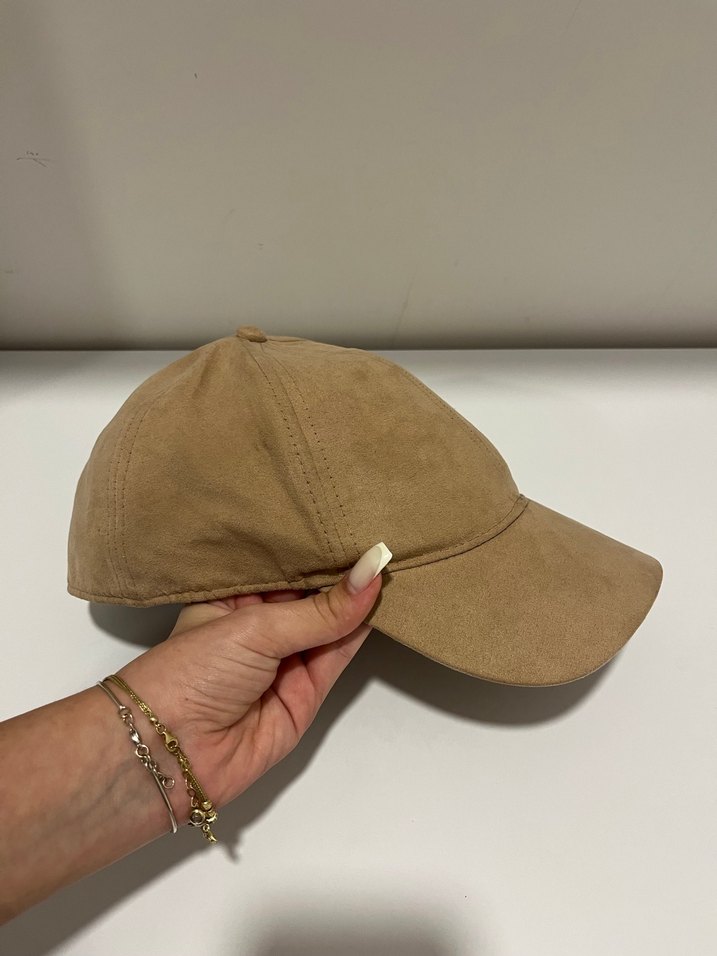 Camel Süet Hm Şapka - Görsel 3