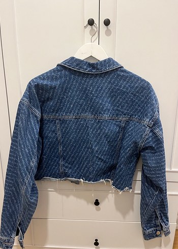 Mavi Marka Oversizve Crop Kot Ceket - Görsel 7