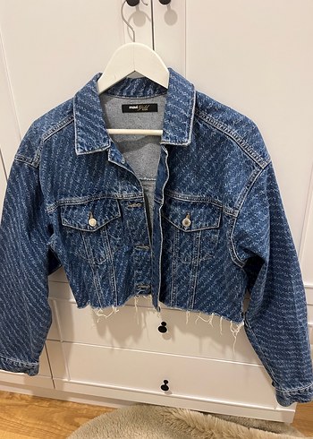 Mavi Marka Oversizve Crop Kot Ceket - Görsel 3