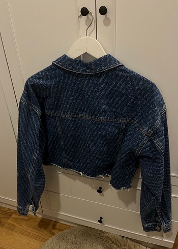 Mavi Marka Oversizve Crop Kot Ceket - Görsel 8