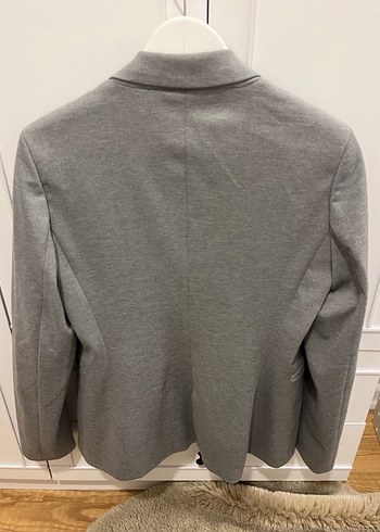 Gri Stradivarius Oversize Blazer Ceket - Görsel 7