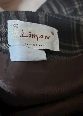 Ekoseli Pilili Uzun Kadın Etek - Görsel 3