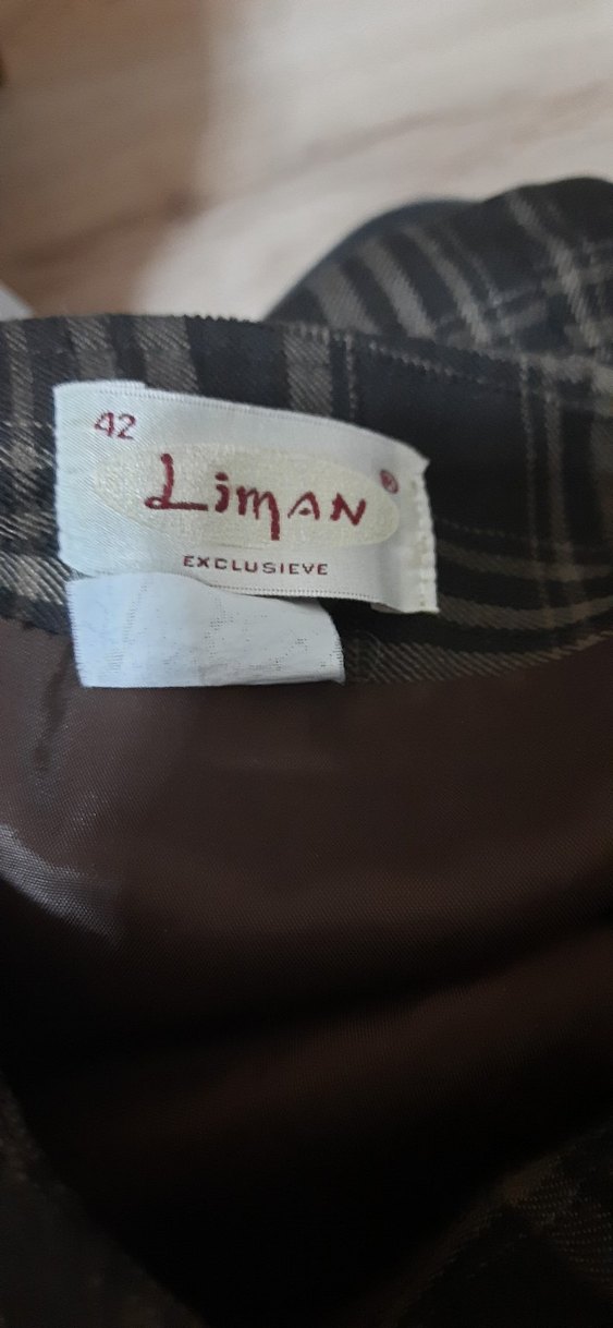 Ekoseli Pilili Uzun Kadın Etek - Görsel 3