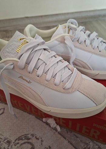 Beyaz Kadın Spor Ayakkabı Puma - Görsel 3
