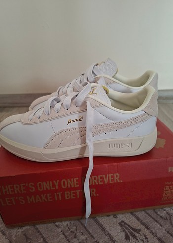 Beyaz Kadın Spor Ayakkabı Puma - Görsel 2