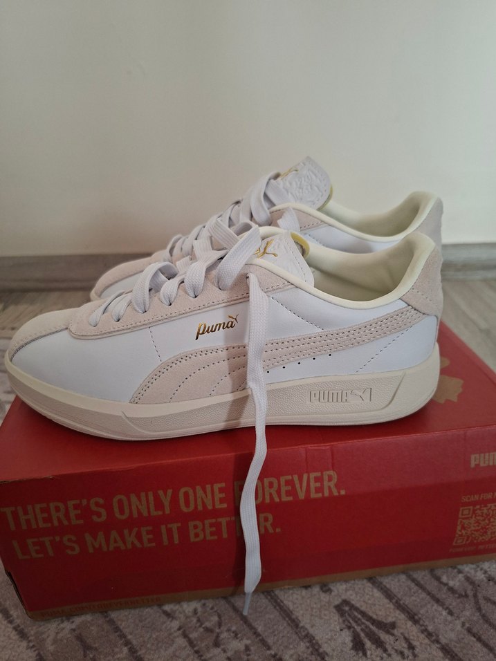 Beyaz Kadın Spor Ayakkabı Puma - Görsel 2