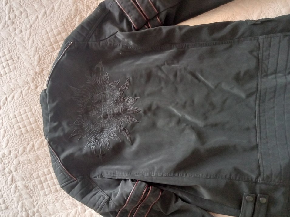 Siyah Hakiki Deri Erkek Mont - Görsel 5