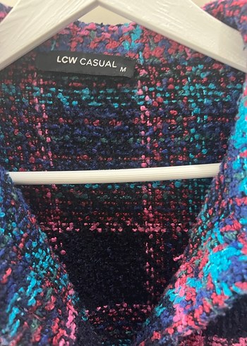 Çok Renkli Düğmeli Kadın Gömlek - Görsel 3