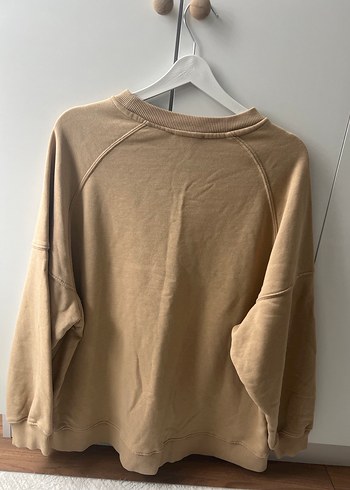 Bej Kadın Rahat Kesim Sweatshirt - Görsel 2