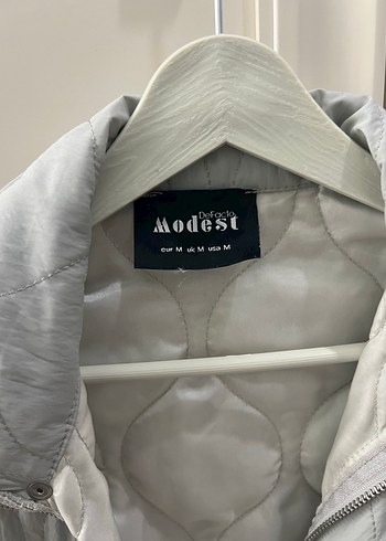 Gri Düğmeli Kolsuz Midi Yelek - Görsel 4