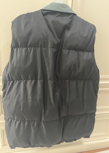 Siyah Fermuarlı Yumuşak Kumaşlı Kadın Yelek - Görsel 2