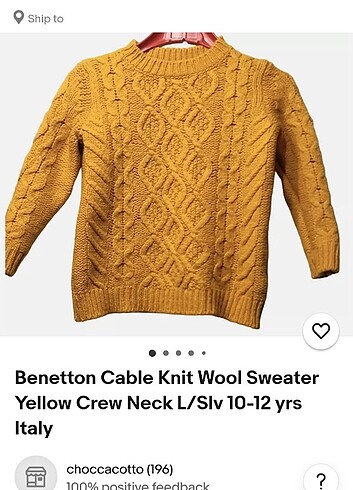 Benetton kazak