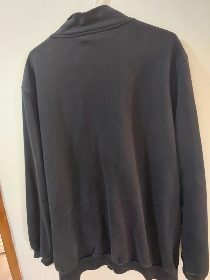 Siyah Fermuarlı Erkek Sweatshirt - Görsel 4