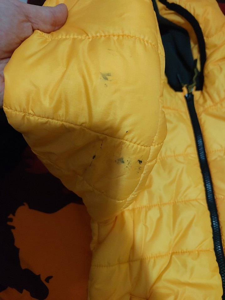 Kapüşonlu Sarı Erkek Çocuk Mont - Görsel 2