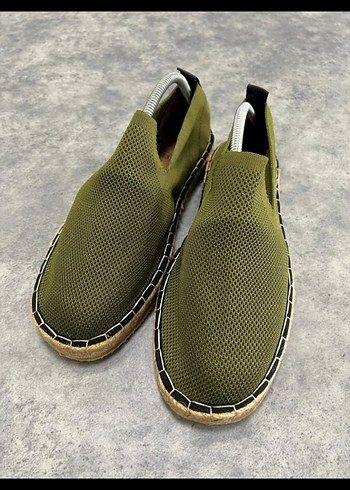 Yeşil erkek Espadril - Görsel 2