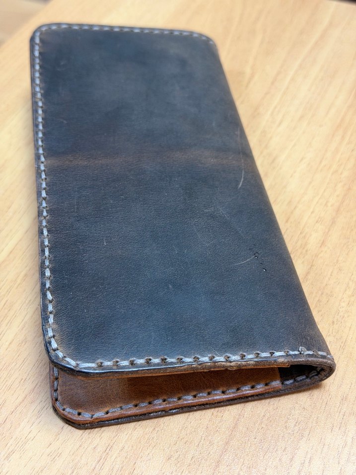 Hakiki deriden el işçiliği cüzdan - Görsel 5